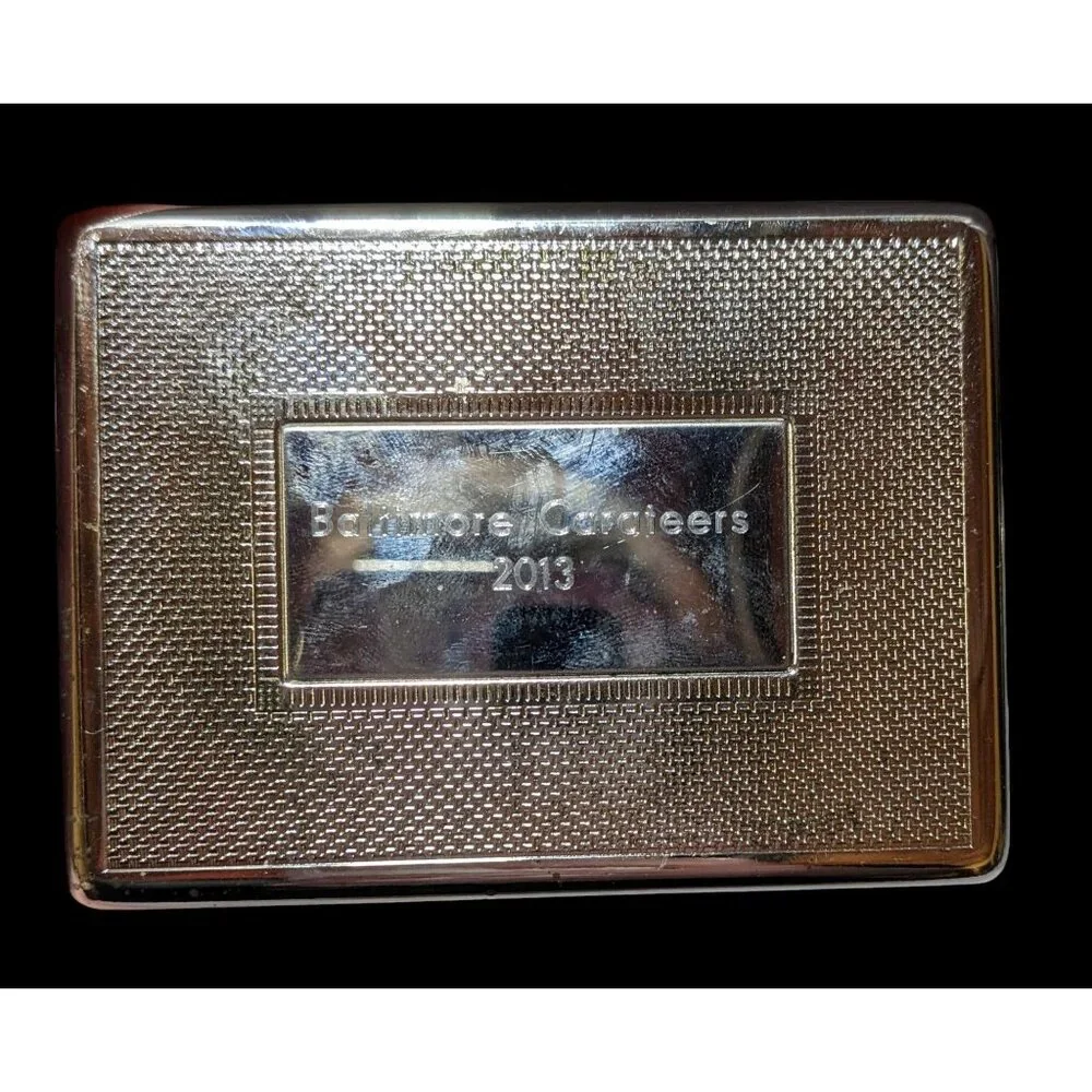 Things Remembered Silver Engraved Trinket Box